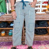 Seaside Stripes Barrel Pants