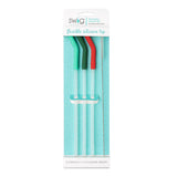 Swig: Mint/Green/Red Reusable Straw Set