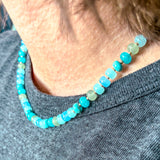 Isabel Beaded Necklace - Blue