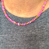 Isabel Beaded Necklace - Pink