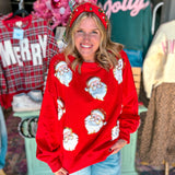 Red Santa Baby Sweatshirt