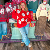 Red Santa Baby Sweatshirt