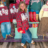 Merry Moments Plaid Sweatshirt