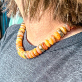 Everly Beaded Necklace - Sunset Glow