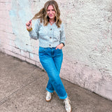 Soft Blend Button-Front Cardigan - Heather Grey