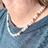 Isabel Beaded Necklace - Ice