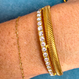 Beljoy: Brewer Crystal Cuff Bracelet
