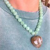 Barely Blush Heart Necklace