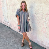 Brown Sugar Pocket Mini Dress