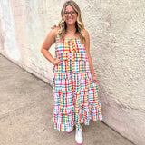 Buddy Love: Landon Daybreak Tie Shoulder Maxi Dress