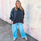 The Chilly Day Sweater - Black