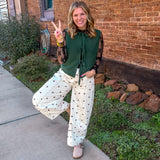 Effortless Tie Top - Dark Green