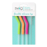 Swig:Neon Lime/Orange/Berry Straw Set