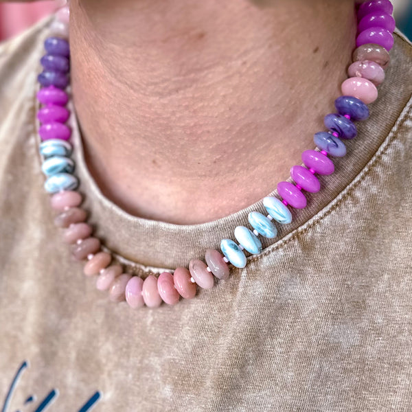 Color Pop Beaded Necklace - Summer Love – Southern Junkiez