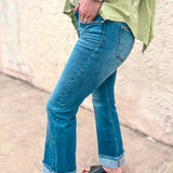 Darlene Mid-Rise Ankle Bootcut Jeans