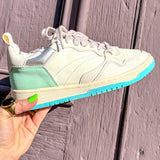 Paige White/Green Sneakers