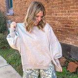 The Chilly Day Sweater - Ash Mocha
