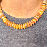 Everly Beaded Necklace - Sunset Glow