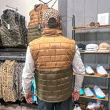 Local Boy: Old School Camo Duck Down Reversible Vest