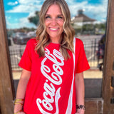 Queen Of Sparkles: Red Coke Logo Tee