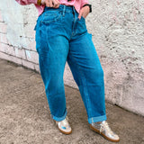 Marla High Rise Barrel Denim