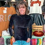 Wildstone Mock Neck Top