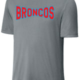 Texas Broncos  Tshirt - Grey