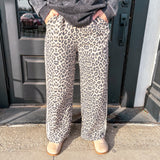 Go Wild Cream Leopard Pants