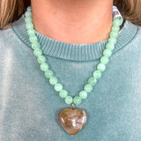 Barely Blush Heart Necklace
