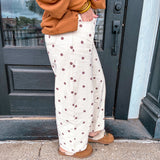 Spotted Charm Wide Leg Denim