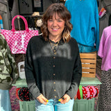 The Throw On & Go Cardigan - Black