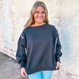 The Chilly Day Sweater - Black