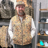 Local Boy: Old School Camo Duck Down Reversible Vest