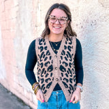 Jungle Chic Leopard Print Vest