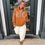 Spotted Charm Wide Leg Denim