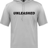 Unleashed: ADULT T-shirt With Hood - Silver
