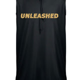 Unleashed: ADULT & YOUTH Sleeveless Tee With Hood - Black