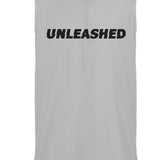Unleashed: ADULT & YOUTH Sleeveless Tee With Hood - Silver