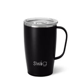 Swig: Black Travel Mug 18oz