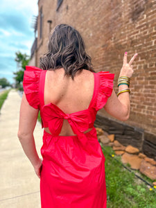 Buddy Love: Beverly Red Dress
