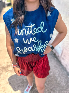 Queen of Sparkles: United We Sparkle Sweater Vest