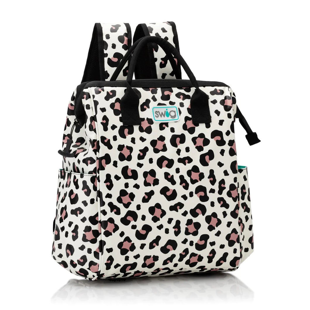 Swig: Luxy Leopard Packi Backpack Cooler