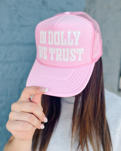 In Dolly We Trust Trucker Hat