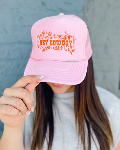 Hey Cowboy Trucker Hat