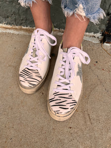 Reba Zebra Sneakers
