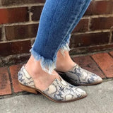 Chinese Laundry Match Snakeskin Booties