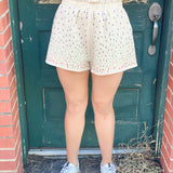 Queen of Sparkles: Bright Rhinestone Shorts