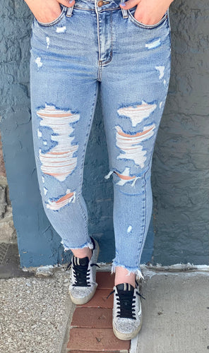 Shark Hem Denim